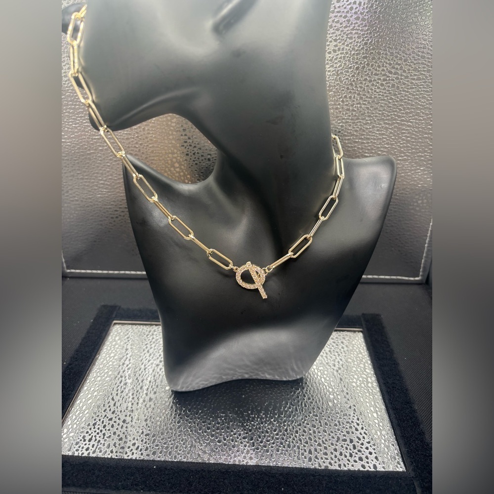 Gold Link Chain Necklace